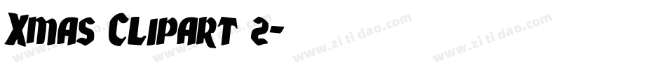 Xmas Clipart 2字体转换